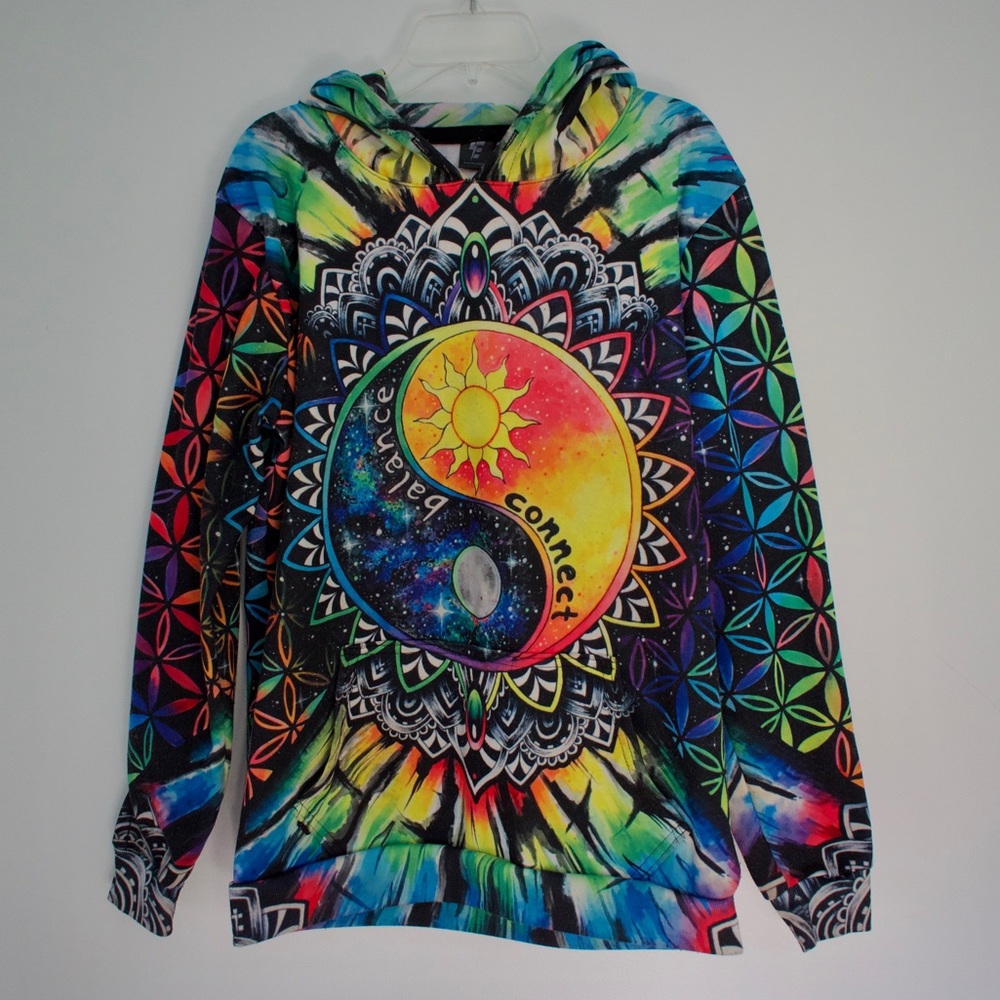 Electro Threads: Connect Unisex Hoodie